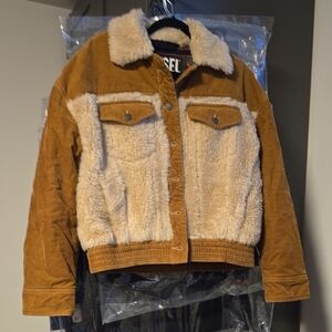 Diesel Eco-fur Corduroy Jacket